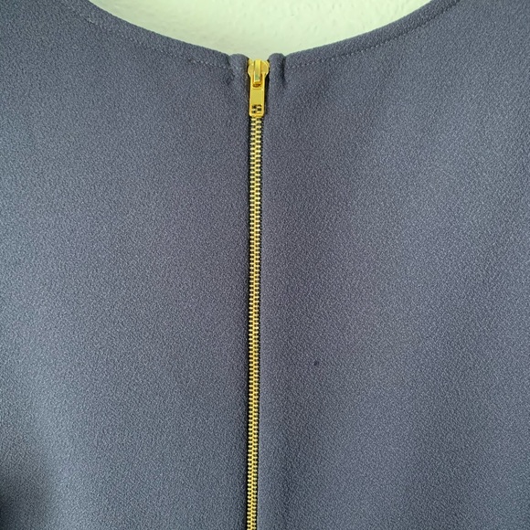 Everly Navy Blue V Dress - Picture 6 of 6